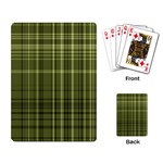 Green Madras Plaid Playing Cards Single Design (Rectangle)