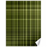 Green Madras Plaid Canvas 18  x 24 