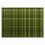 Green Madras Plaid Large Glasses Cloth (2 Sides)