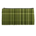 Green Madras Plaid Pencil Case