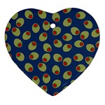Green Olives With Pimentos Ornament (Heart)