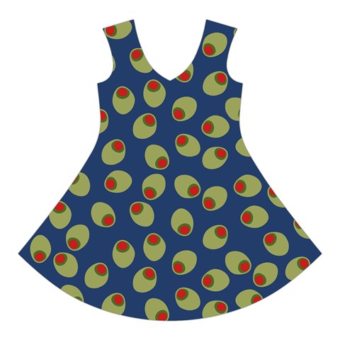 Green Olives With Pimentos Short Sleeve V Front