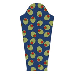 Green Olives With Pimentos Long Sleeve Velvet V Left Sleeve