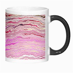 Pink Abstract Stripes Morph Mugs from ArtsNow.com Right