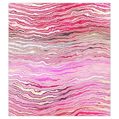 Pink Abstract Stripes Drawstring Pouch (2XL) from ArtsNow.com Back