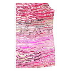 Pink Abstract Stripes Women s Button Up Vest from ArtsNow.com Front Left
