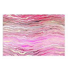 Pink Abstract Stripes Belt Pouch Bag (Small) from ArtsNow.com Loop
