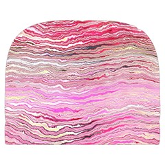 Pink Abstract Stripes Makeup Case (Large) from ArtsNow.com Back