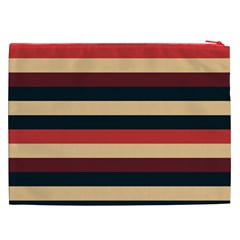 Seventies Stripes Cosmetic Bag (XXL) from ArtsNow.com Back
