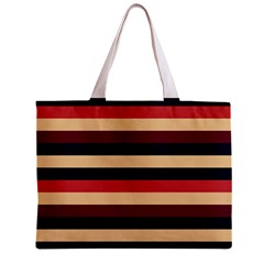 Seventies Stripes Zipper Mini Tote Bag from ArtsNow.com Back