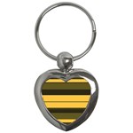 Vintage Yellow Key Chain (Heart)