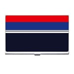 Casual Uniform Stripes Business Card Holder