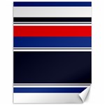 Casual Uniform Stripes Canvas 12  x 16 