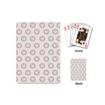 Pink And Brown Hearts Playing Cards Single Design (Mini)