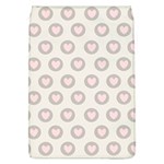 Pink And Brown Hearts Removable Flap Cover (L)