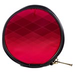 Hot Pink and Wine Color Diamonds Mini Makeup Bag