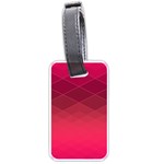 Hot Pink and Wine Color Diamonds Luggage Tag (one side)