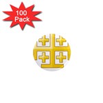 Arms of The Kingdom of Jerusalem 1  Mini Magnets (100 pack) 