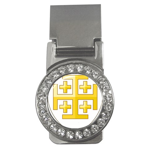 Arms of The Kingdom of Jerusalem Money Clips (CZ)  from ArtsNow.com Front