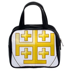 Arms of The Kingdom of Jerusalem Classic Handbag (Two Sides) from ArtsNow.com Front