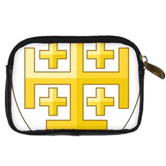 Arms of The Kingdom of Jerusalem Digital Camera Leather Case from ArtsNow.com Back