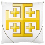 Arms of The Kingdom of Jerusalem Standard Flano Cushion Case (One Side)