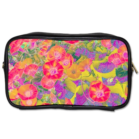 Red Liana Flower Toiletries Bag (Two Sides) from ArtsNow.com Front