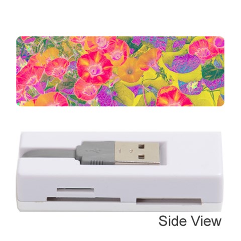 Red Liana Flower Memory Card Reader (Stick) from ArtsNow.com Front