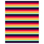 Contrast Rainbow Stripes Drawstring Bag (Small)