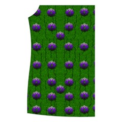Power To The Big Flowers Festive Women s Button Up Vest from ArtsNow.com Front Right