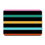 Colorful Mime Black Stripes Small Doormat 