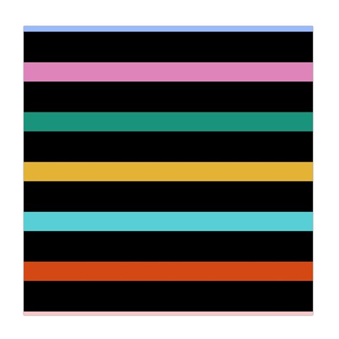 Colorful Mime Black Stripes Duvet Cover (Queen Size) from ArtsNow.com Front