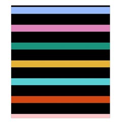 Colorful Mime Black Stripes Duvet Cover Double Side (King Size) from ArtsNow.com Back