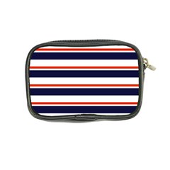 Red With Blue Stripes Coin Purse from ArtsNow.com Back