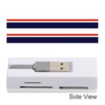 Red With Blue Stripes Memory Card Reader (Stick)