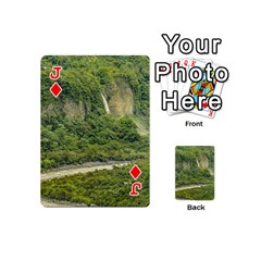 Jack Amazonia Landscape, Banos, Ecuador Playing Cards 54 Designs (Mini) from ArtsNow.com Front - DiamondJ