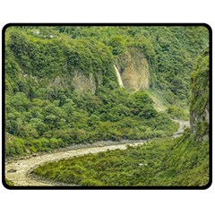Amazonia Landscape, Banos, Ecuador Double Sided Fleece Blanket (Medium)  from ArtsNow.com 58.8 x47.4  Blanket Back