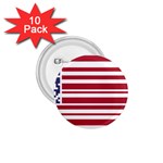 QR-Code & Barcode American Flag 1.75  Buttons (10 pack)