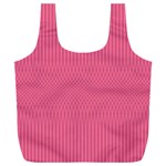 Blush Pink Color Stripes Full Print Recycle Bag (XXXL)