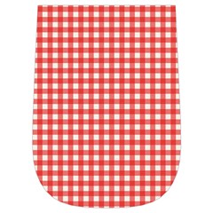 Red White Gingham Plaid Wristlet Pouch Bag (Small) from ArtsNow.com Right Side