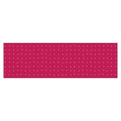 Rose Pink Color Polka Dots Toiletries Pouch from ArtsNow.com Hand Strap