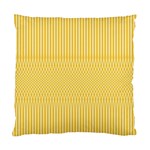 Saffron Yellow Color Stripes Standard Cushion Case (One Side)