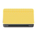 Saffron Yellow Color Stripes Memory Card Reader with CF