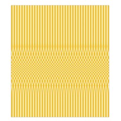 Saffron Yellow Color Stripes Duvet Cover Double Side (King Size) from ArtsNow.com Back