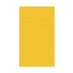 Saffron Yellow Color Polka Dots Duvet Cover Double Side (Single Size) from ArtsNow.com Back
