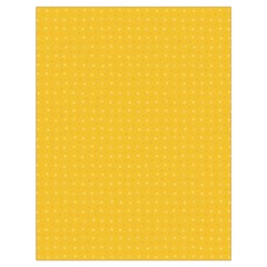 Saffron Yellow Color Polka Dots Drawstring Bag (Large) from ArtsNow.com Front
