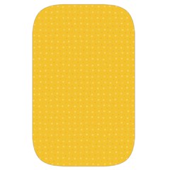 Saffron Yellow Color Polka Dots Waist Pouch (Small) from ArtsNow.com Front