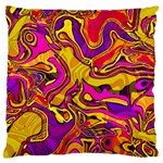 Colorful Boho Swirls Pattern Standard Flano Cushion Case (One Side)