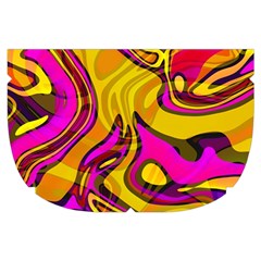 Colorful Boho Swirls Pattern Makeup Case (Small) from ArtsNow.com Side Left