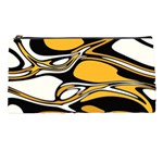 Black Yellow White Abstract Art Pencil Case